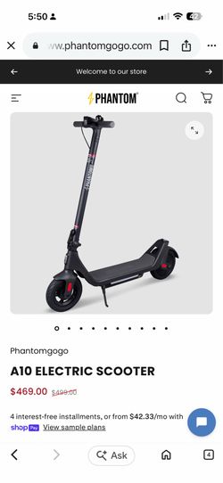 Phantom a10 e-scooter