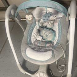 Lot Of Baby Swing And Walker 