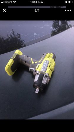 RYOBI CORDLESS 18 V 3 SPEEDS 1/2” IMPACT WRENCH TOOL ONLY NO BATTERY AND CHARGER INCLUDE