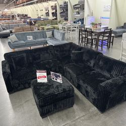 Black Sectional 