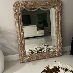 Beautiful antique Wood Mirror 