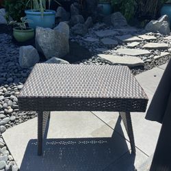Outdoor Wicker End table