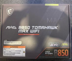MSI MAG B850 TOMAHAWK MAX WIFI AM5 DDR5 Motherboard