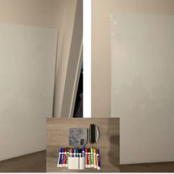 Two Whiteboard Options Available (+Markers & Eraser)
