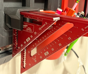 Milwaukee PACKOUT Trim Square / Speed Square Holder – 3D Printed