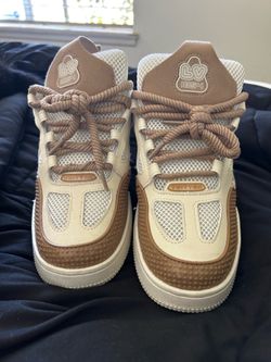 Brown LV skates