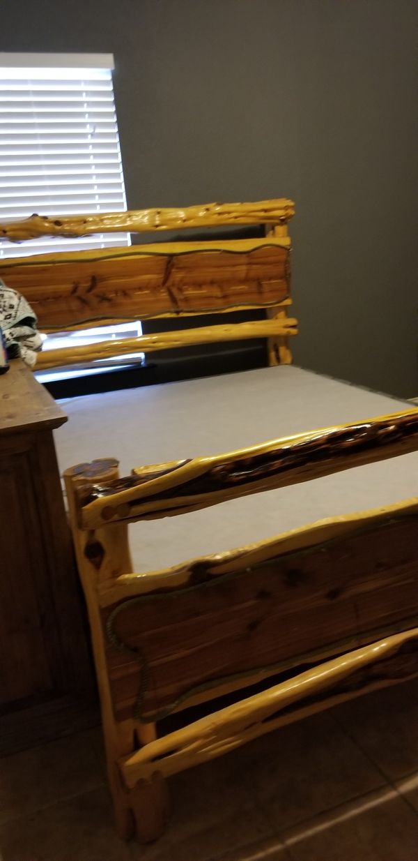 Cedar Queen Bed Frame For In Wylie Tx Offerup Cedar Queen Bed Frame