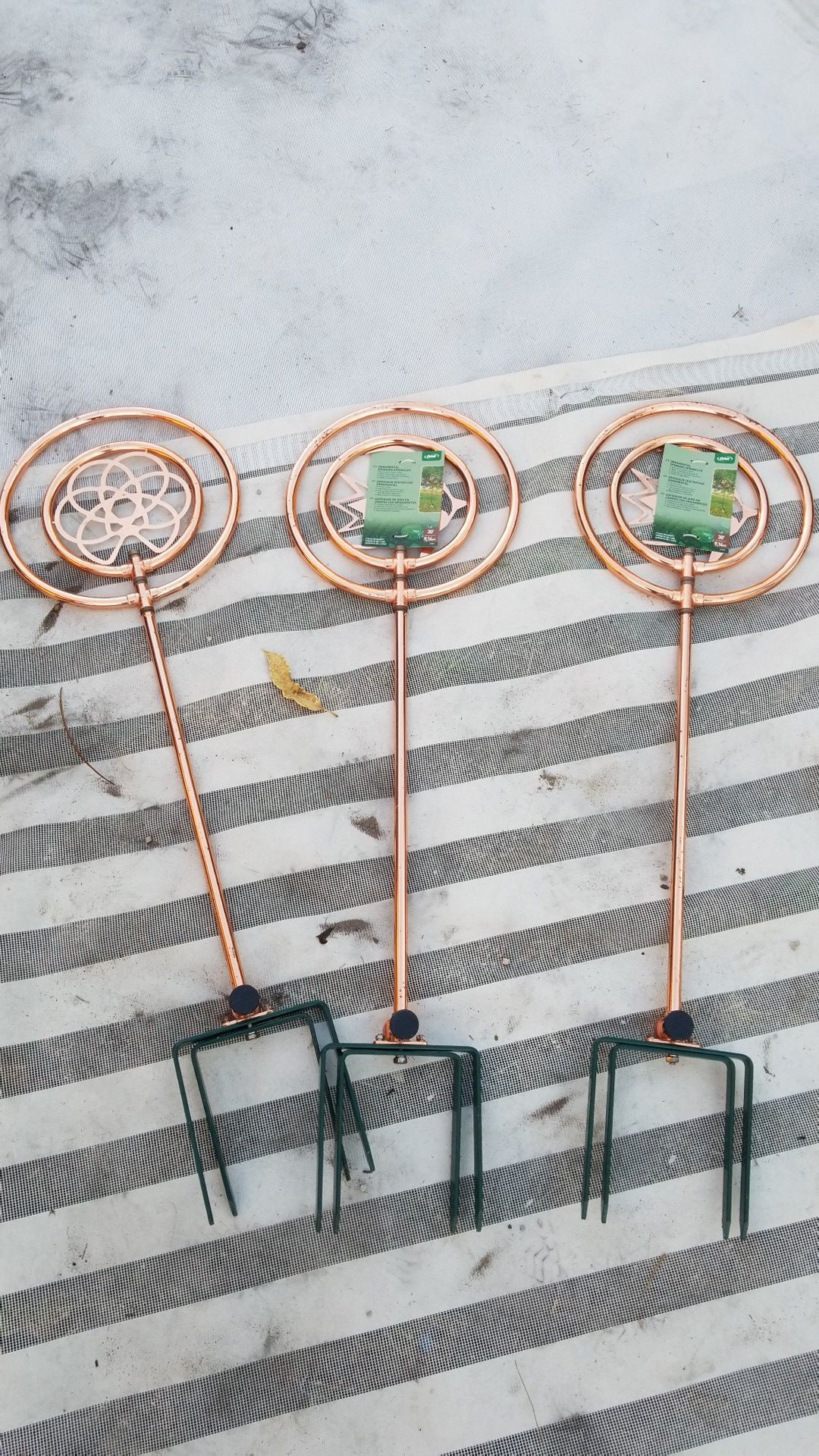 Copper finisn spinning sprinkler (6year warranty)