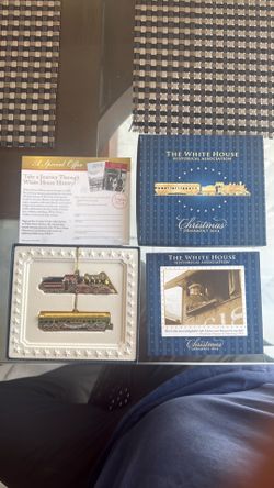 White House Historical Association Christmas Ornament 2014 – Presidential Train Ornament (Made in USA)