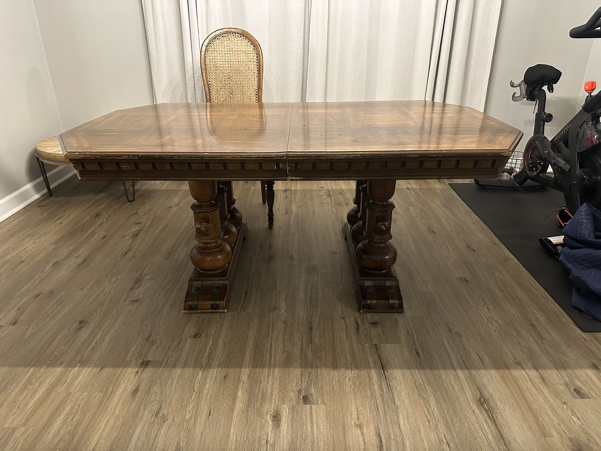 Vintage MCM Solid Wood Table 