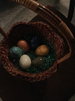 Alabaster eggs. Green Bay Wisconsin.