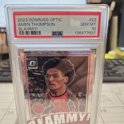 2023 Donruss Optic Slammy Amen Thompson 