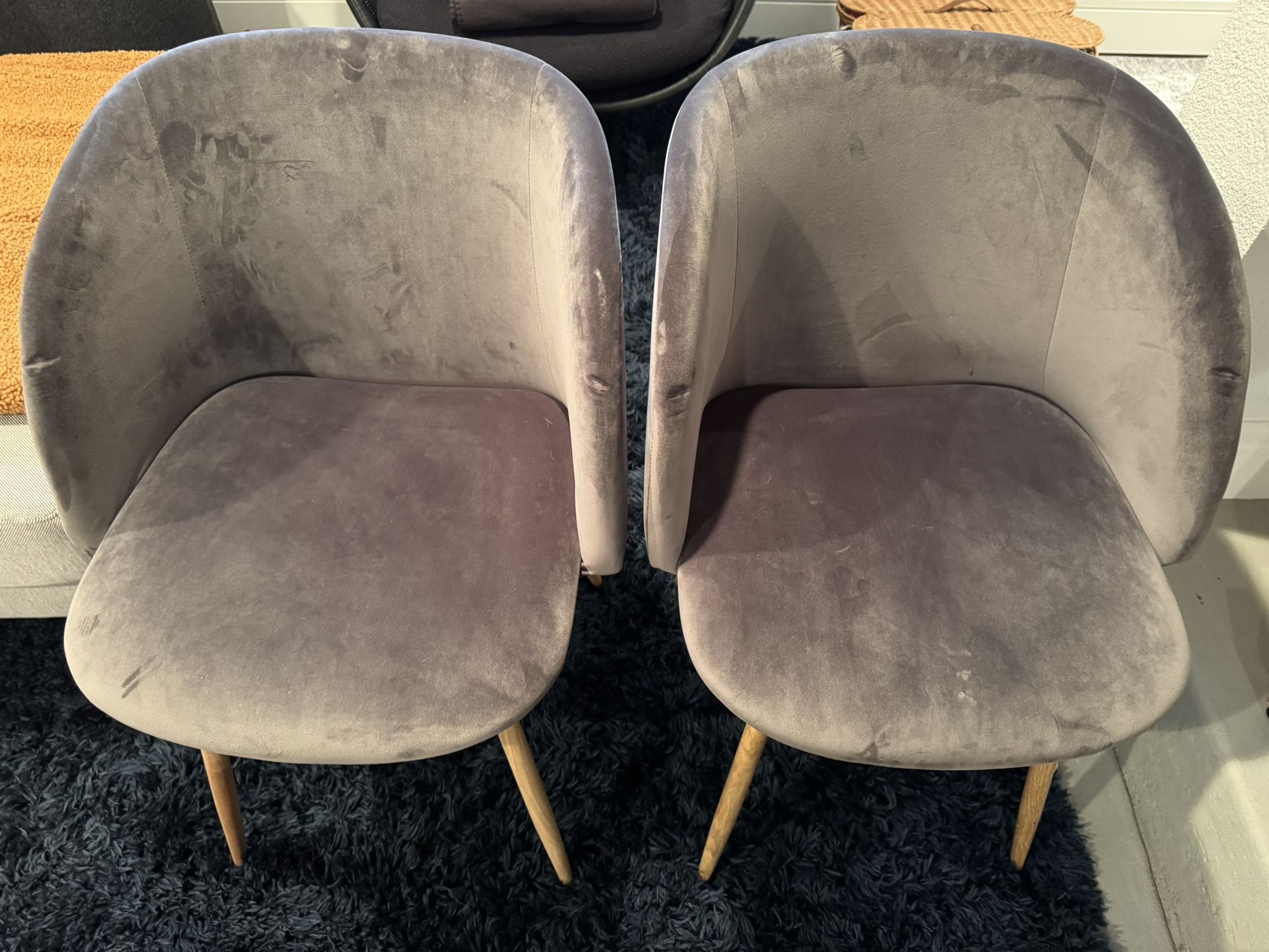 Velvet Armchairs