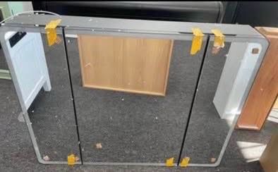 Assembled New 35” Medicine Cabinet Smart Bathroom Led Mirror Cabinet w/Anti-Fog Storage Cabinet