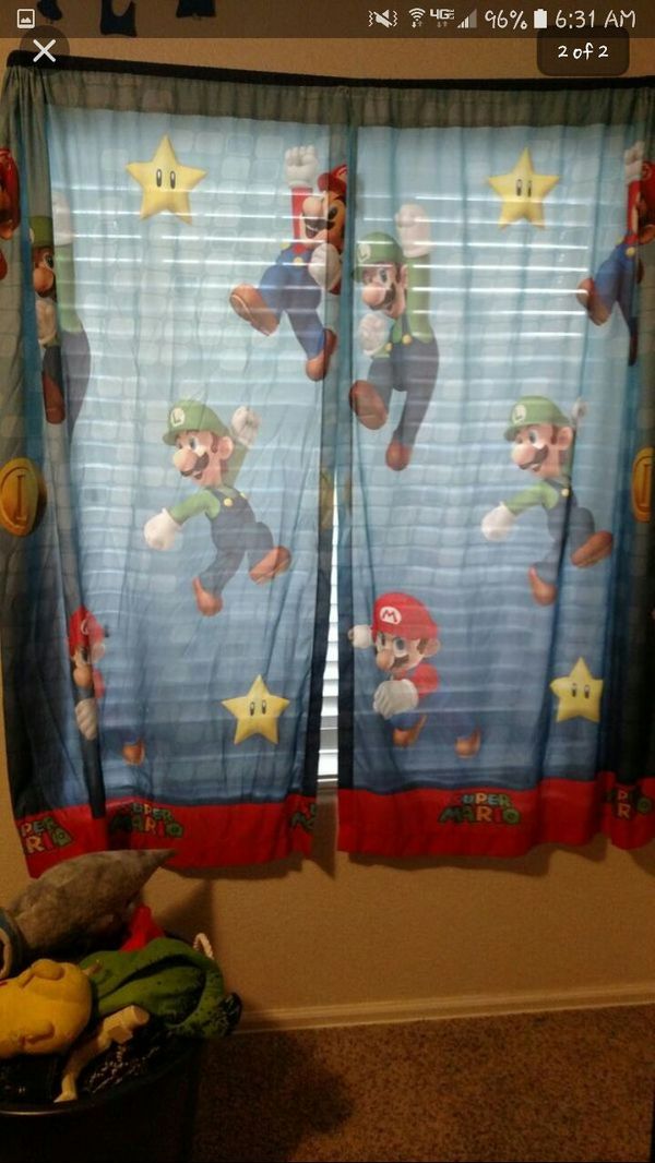 Super Mario Bedding 2 And Curtains For In Colorado Springs Co Offerup