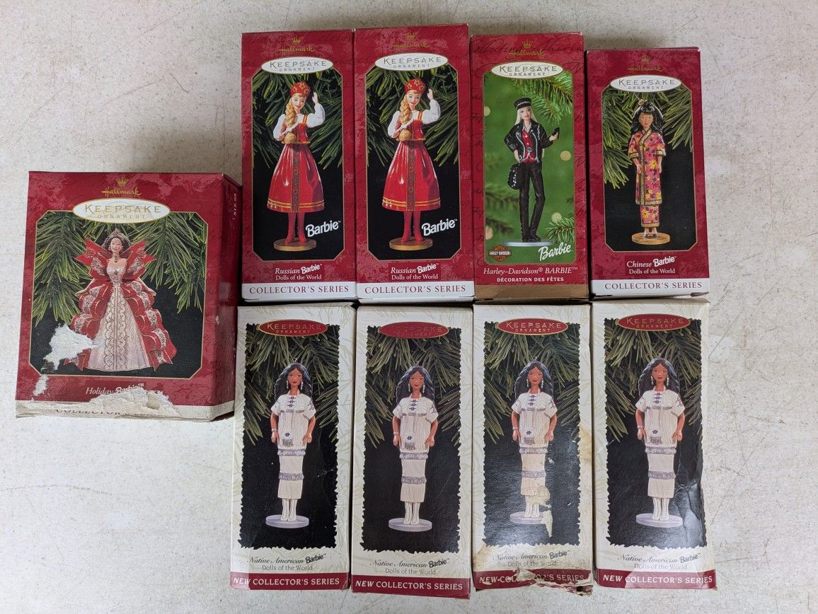 Barbie Vintage Hallmark Keepsake Ornaments