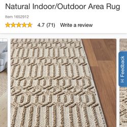 7’10” X 10’ Indoor/Outdoor Rug
