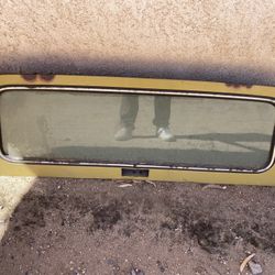 1960’s or 1970’s Chevy Blazer or Ford Branco Upper Lift Gate Frame and Glass