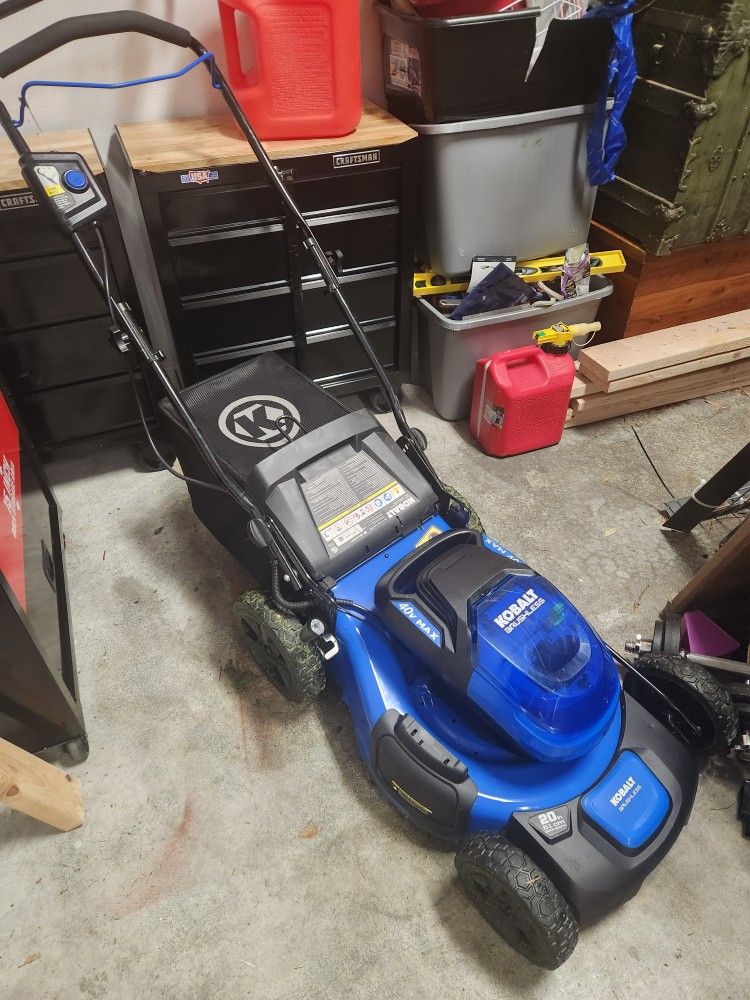 40v kobalt trimmer and lawnmower $220.00