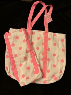 Pink VS dupe bags from Five below