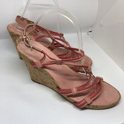 Aerosoles  Real Plush Wedge Sandals  Size 11M,  Color: Coral combo  