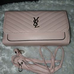 2 In 1 Pink Crossbody &  Wallet Purse