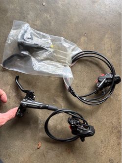 Shimano front & rear hydraulic brake assemblies