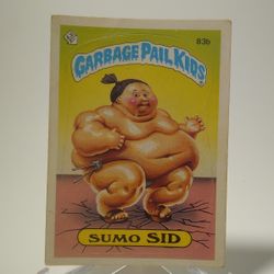 Garbage Pail Kids Sumo SID  Original 1985