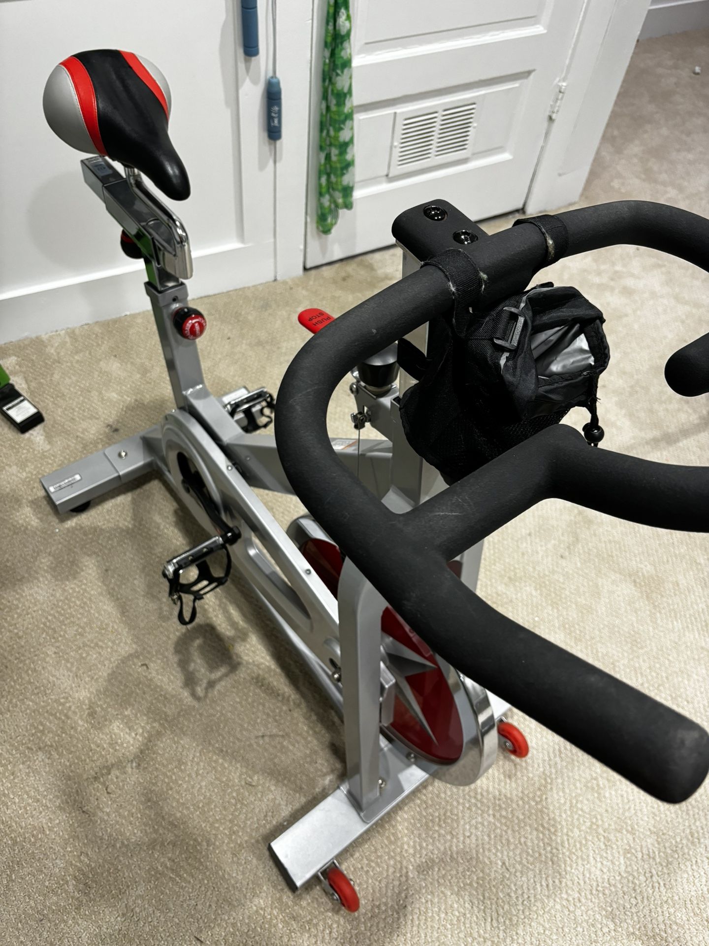 Exercise Bike with Magnetic/Felt Resistance and Belt/Chain Drive