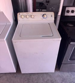 White GE Washer