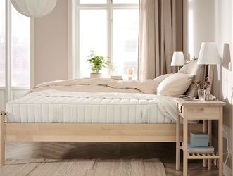 VALEVÅG Pocket spring mattress, firm/white, Full