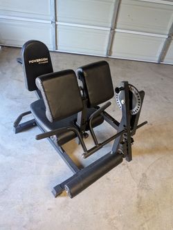 Powercom Fitness Adjustable Weight Bench – Leg & Preacher Curl