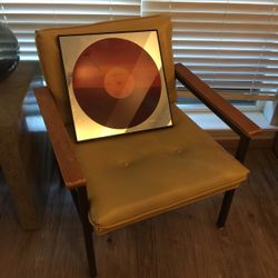 Genuine Leather Vintage Chair 