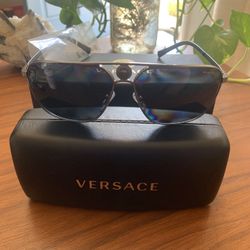 Versace Metal Mens Sunglasses Polarized 