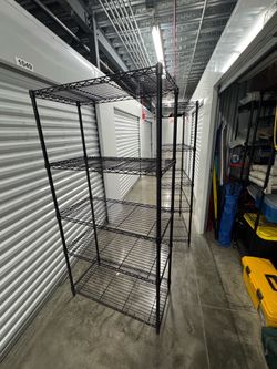 Black Metal wire Shelves or metal rack