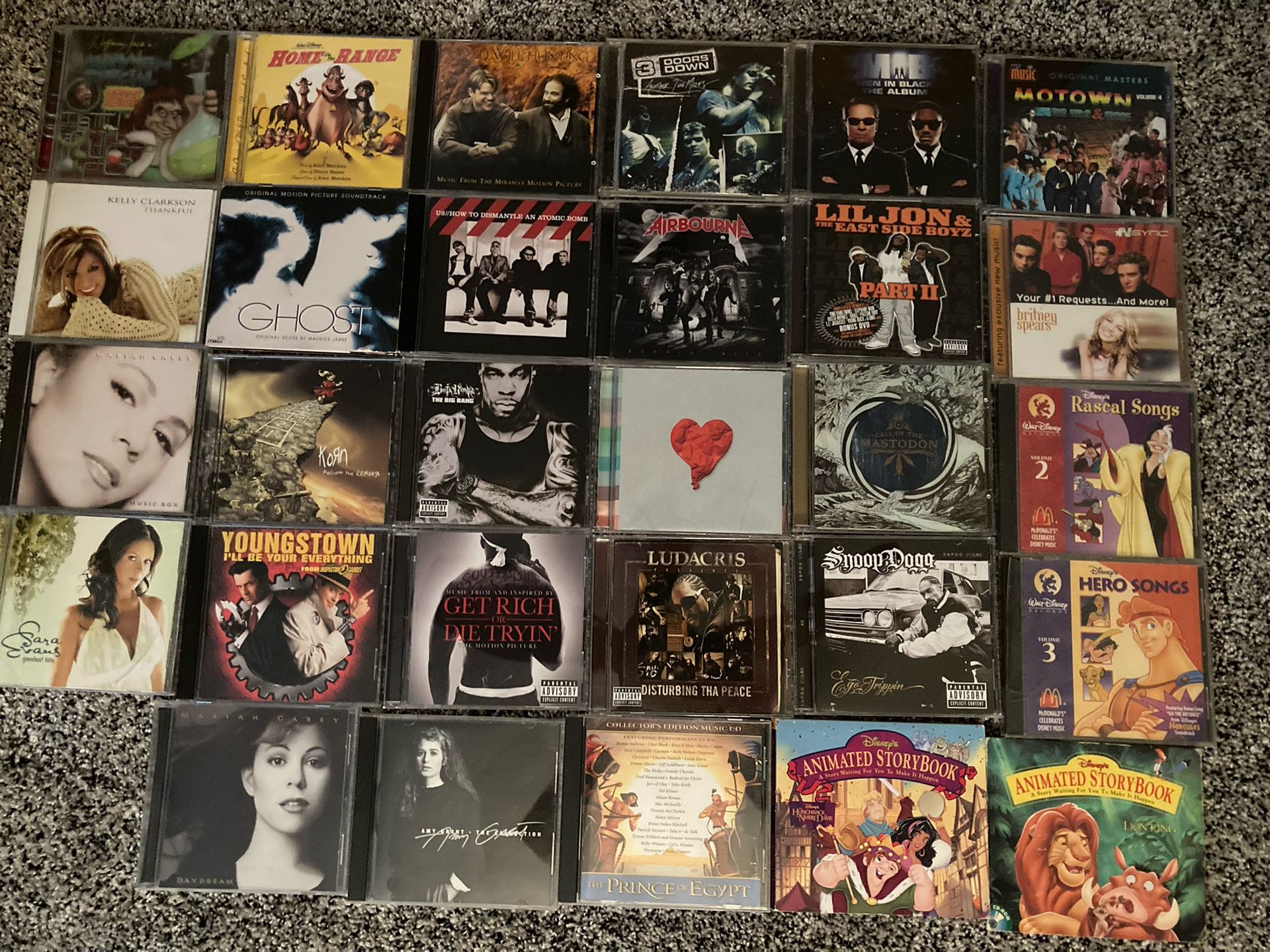 Music CDs, Rap, Hip Hop, Rock, Pop, Soundtracks 
