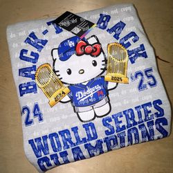 Hello Kitty Night, Crewnecks, Sweaters, Custom Shirts, Dodgers 