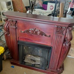 Fake Fireplace. Decoration Piece.