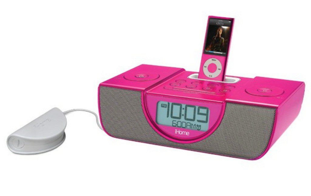 New iHome color tunes alarm clock iPhone or ipod