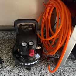 Air Compressor And Hose And Attachments 