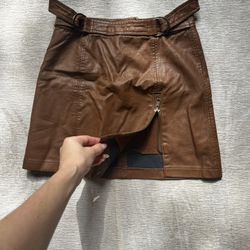 Altard State Faux Leather Skirt 