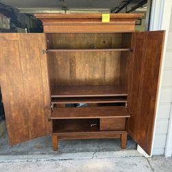 IKEA armoire Desk