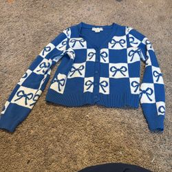 Cute Girls Button Up Cardigan