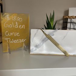 Eyelash Extention Volume Tweezers (Golden Curve)