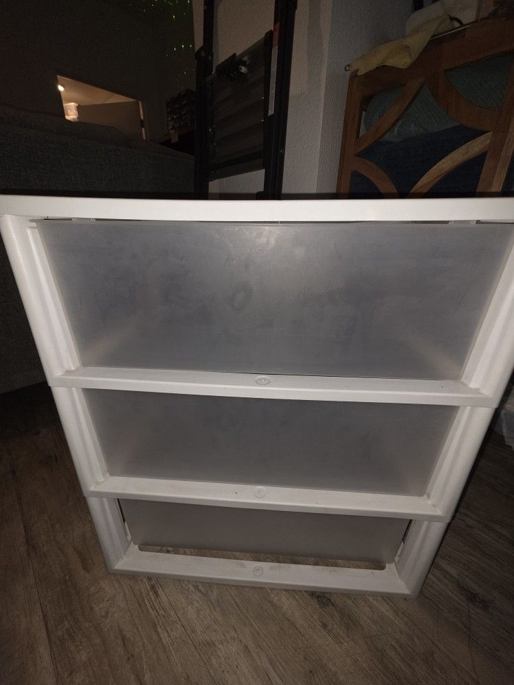 3 DRAWER CART PLASTIC STORAGE 