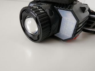 Multifunctional-Rechargeable Button&Motion Mode-Waterproof with Red&Blue Flash Lights