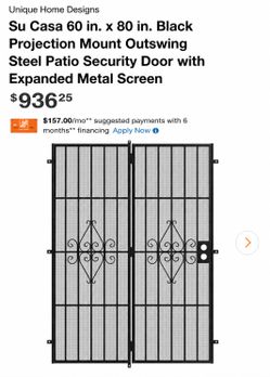 Double Security Door
