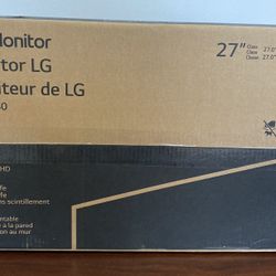 LG 27” IPS Full HD Monitor