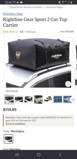 Rightline Gear Sport 2 Rooftop Carrier
