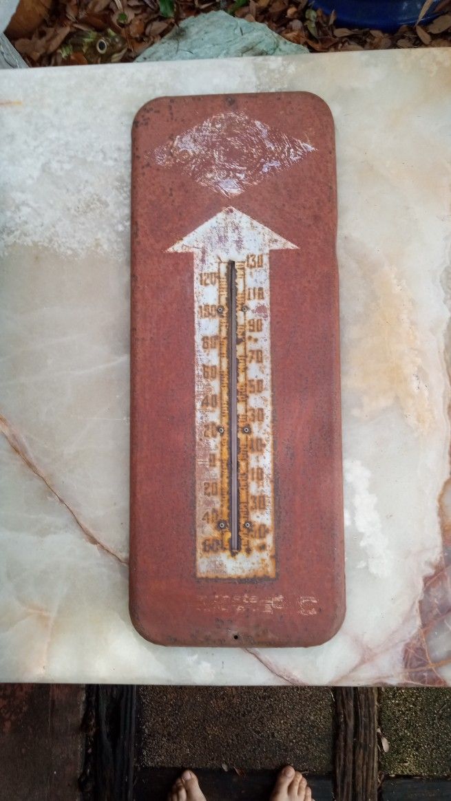 Original Antique RC Royal Crown Cola Thermometer